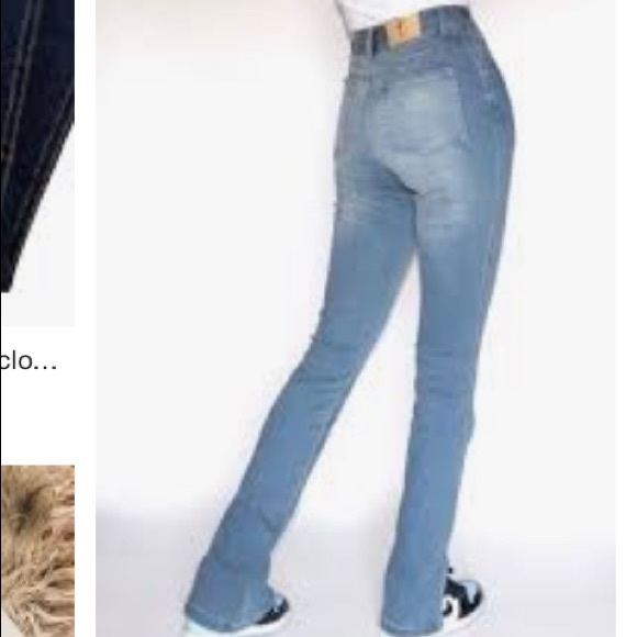 Split hem jeans - Picture 2 of 5